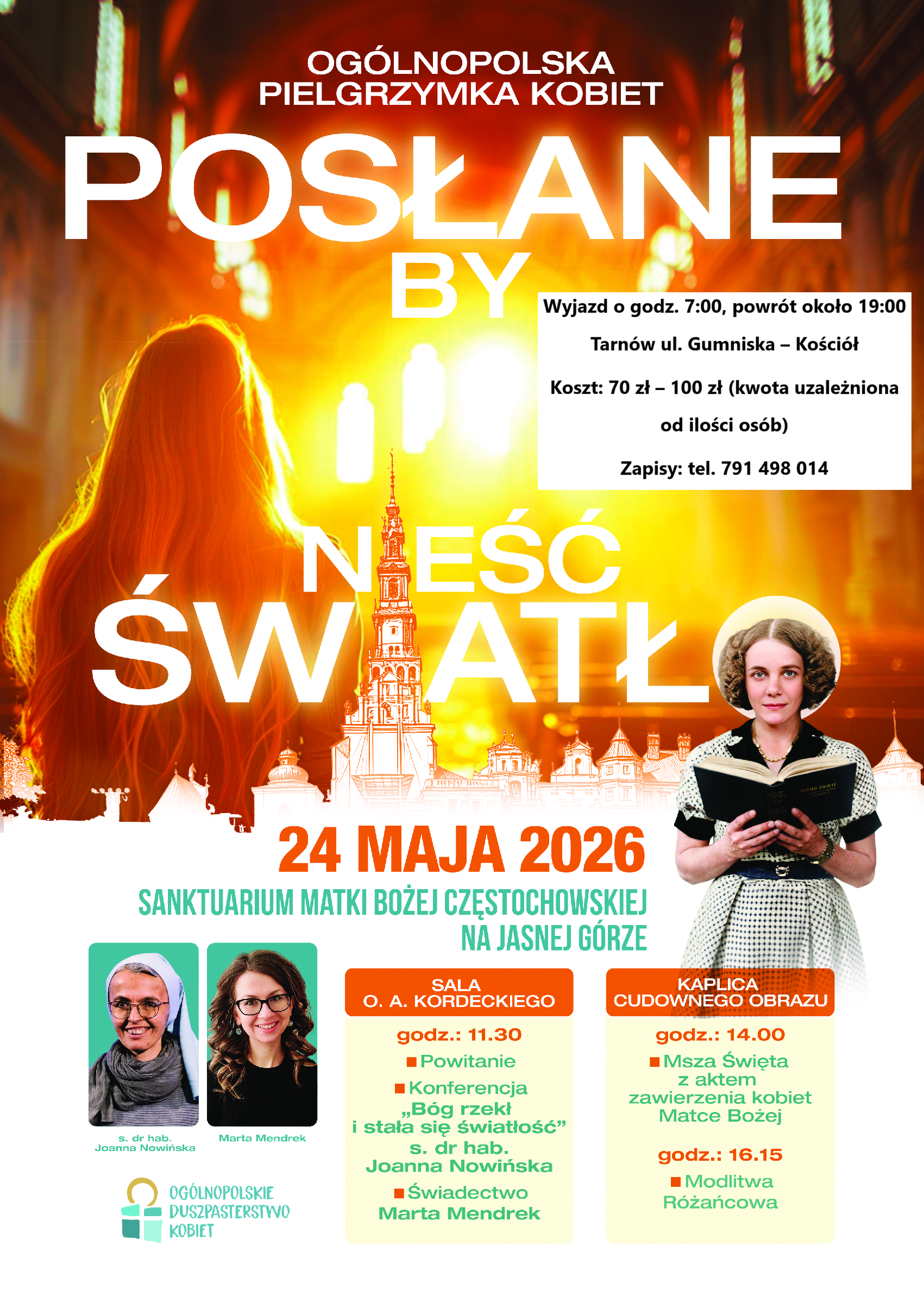 Read more about the article OGÓLNOPOLSKA PIELGRZYMKA KOBIET